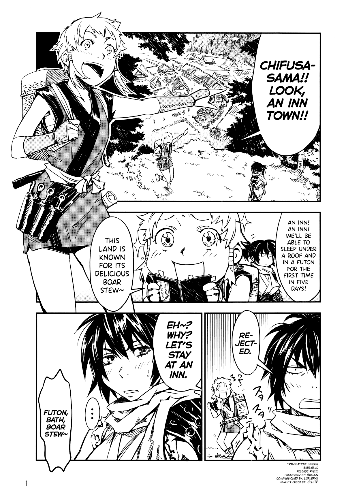 Manyuu Hikenchou Chapter 7 page 1 - Chapter 7: Pleasure!! Breast Illusion