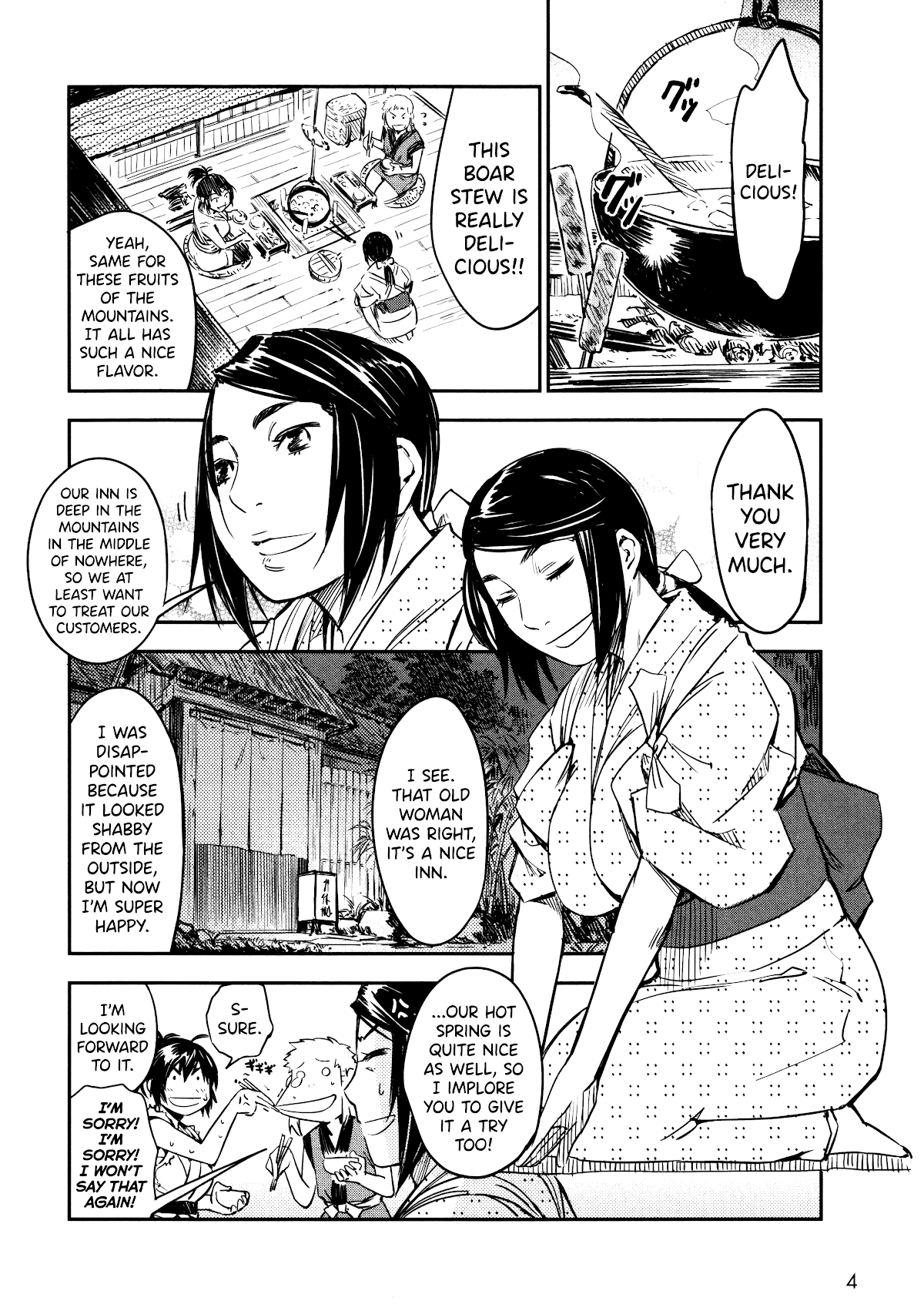 Manyuu Hikenchou Chapter 7 page 4 - Chapter 7: Pleasure!! Breast Illusion