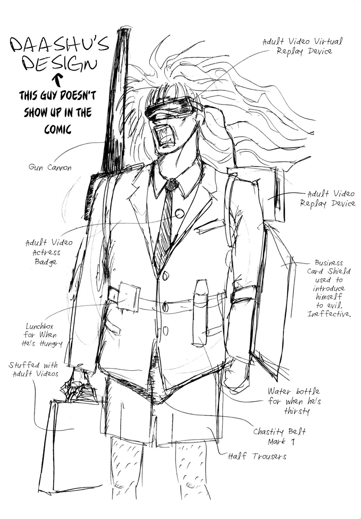 Manyuuki - Babaa to Awarenage Bokutachi Chapter 12 page 5 - Chapter 12: Extra - H-shi's Rough Concept Sketches