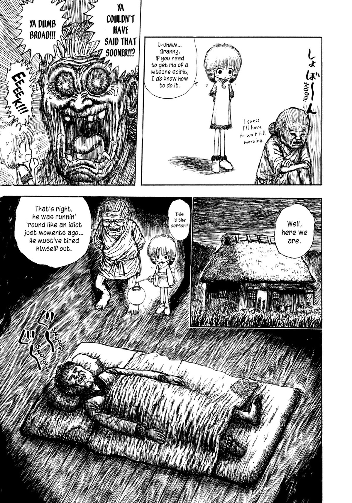 Manyuuki - Babaa to Awarenage Bokutachi Chapter 4 page 11 - Chapter 4: No Neck Man
