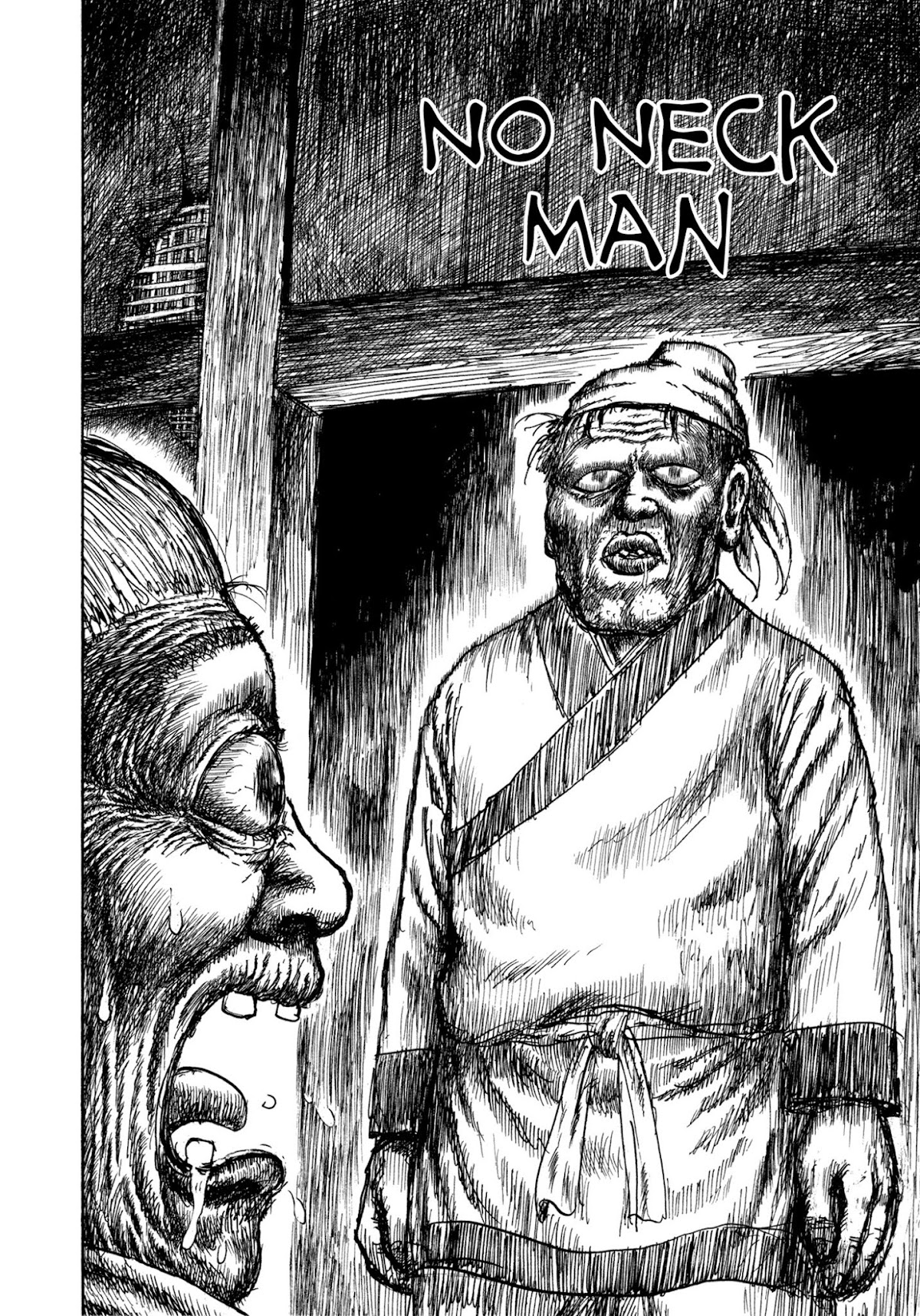 Manyuuki - Babaa to Awarenage Bokutachi Chapter 4 page 2 - Chapter 4: No Neck Man
