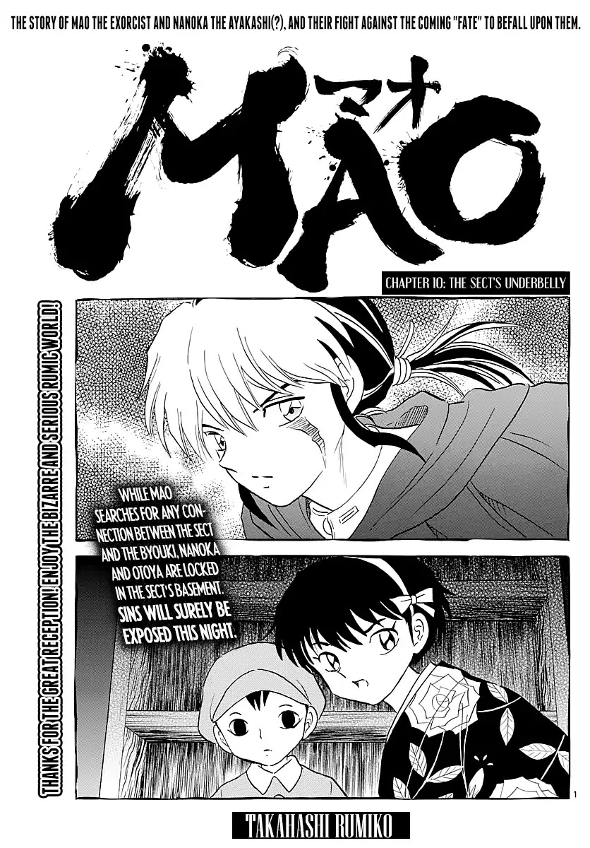 Mao Chapter 10 page 1 - Chapter 10: The Sect's Underbelly