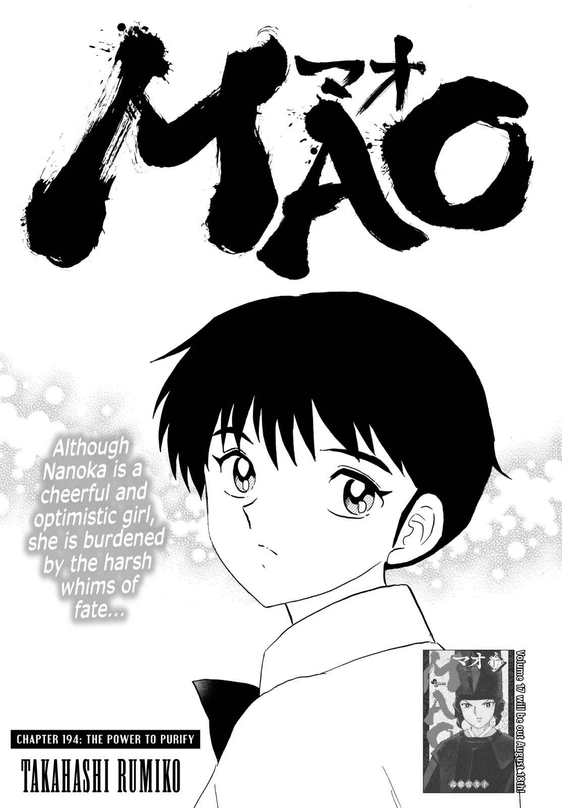 Mao Chapter 194 page 1 - Chapter 194: The Power to Purify