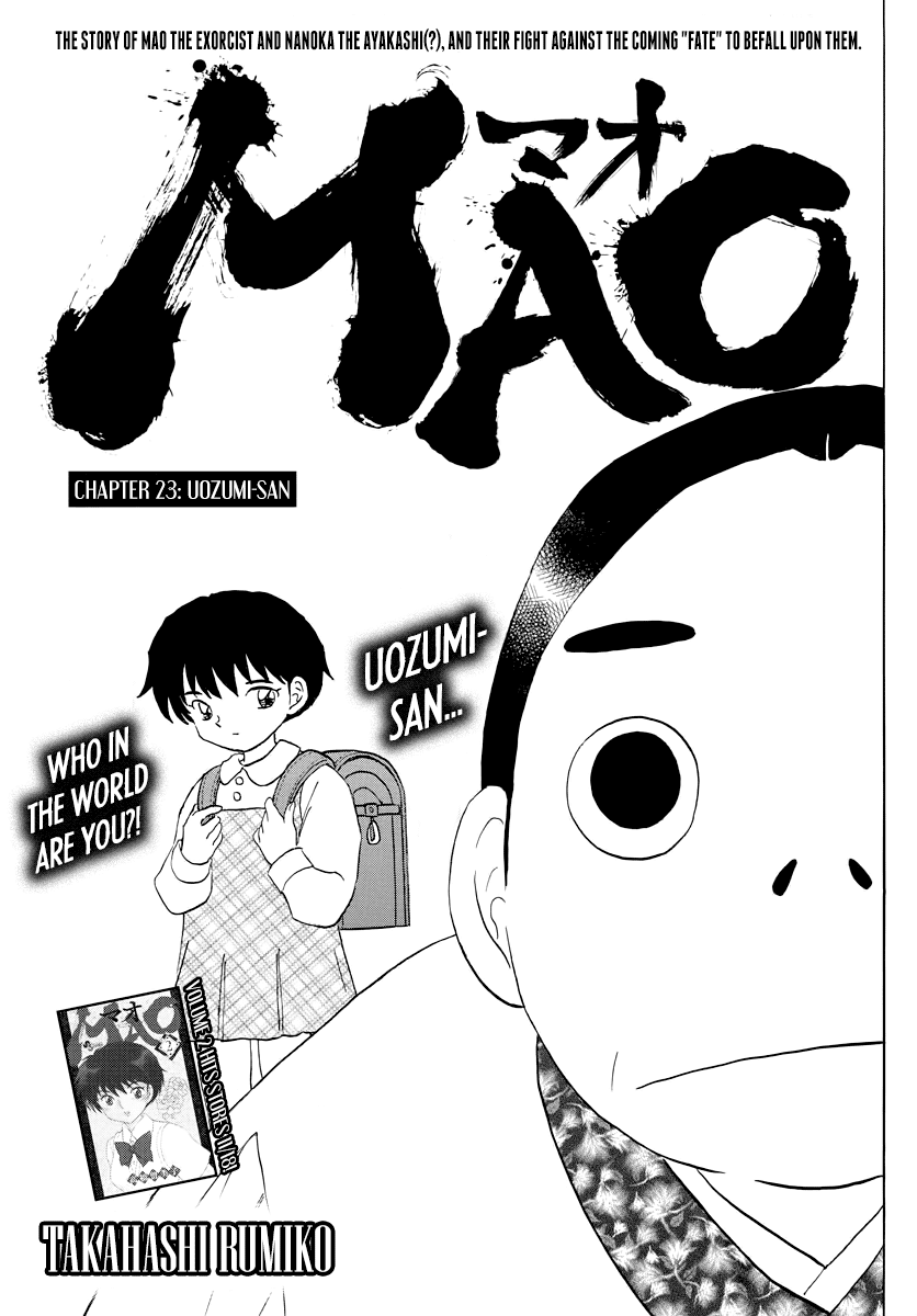 Mao Chapter 23 page 1 - Chapter 23: Uozumi-san
