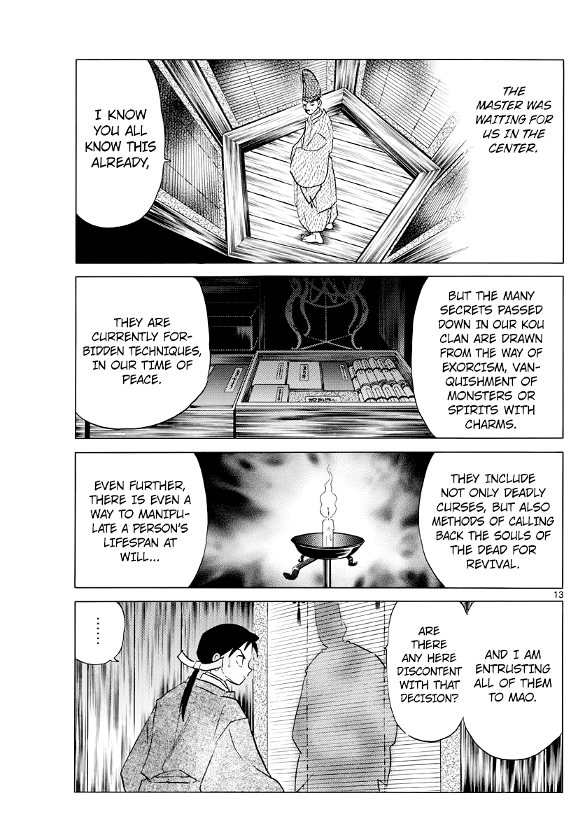 Mao Chapter 25 page 13 - Chapter 25: The Senior Disciple, Hyakka