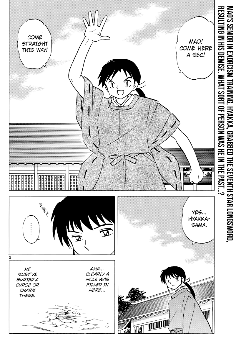 Mao Chapter 25 page 2 - Chapter 25: The Senior Disciple, Hyakka