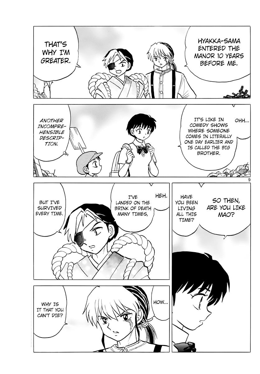 Mao Chapter 25 page 9 - Chapter 25: The Senior Disciple, Hyakka