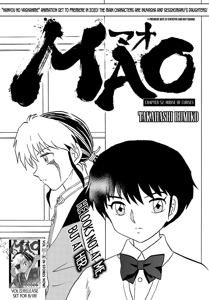 Mao Chapter 52 page 1 - Chapter 52: House of Curses