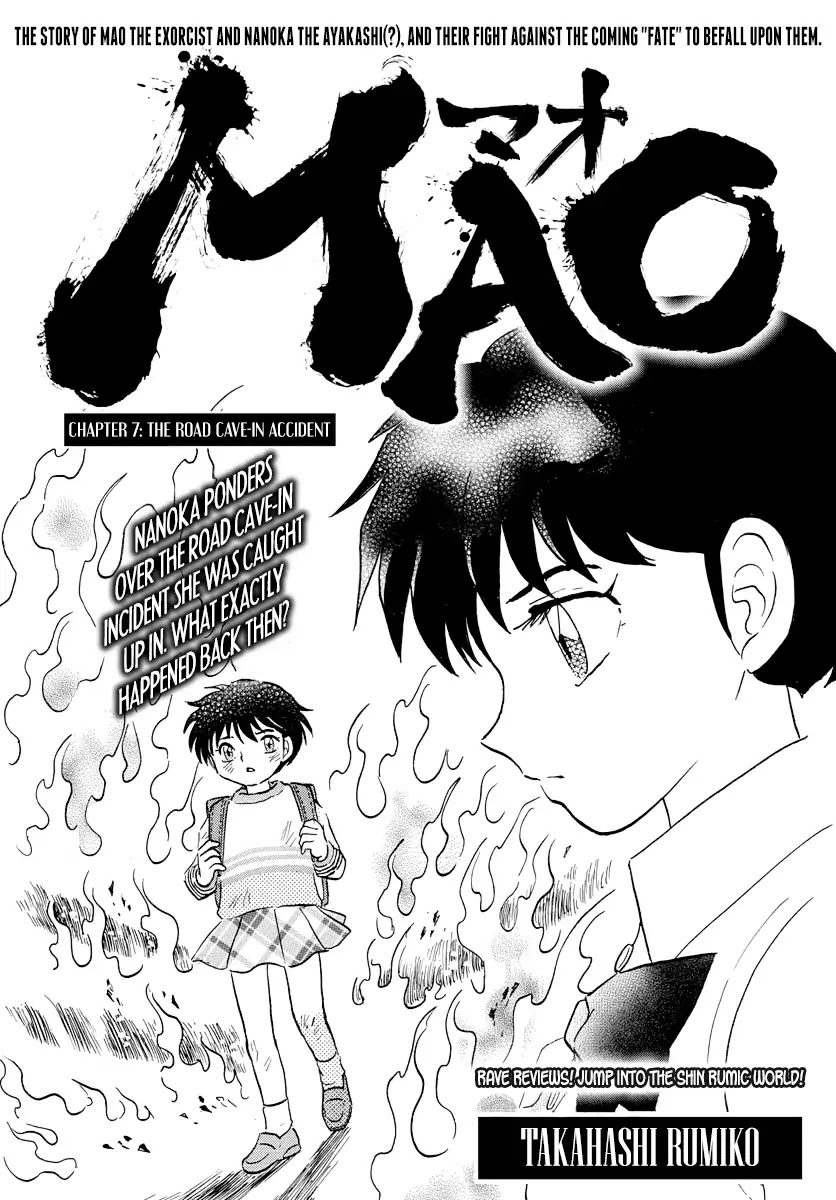 Mao Chapter 7 page 1 - Chapter 7: The Road Cave-In Accident