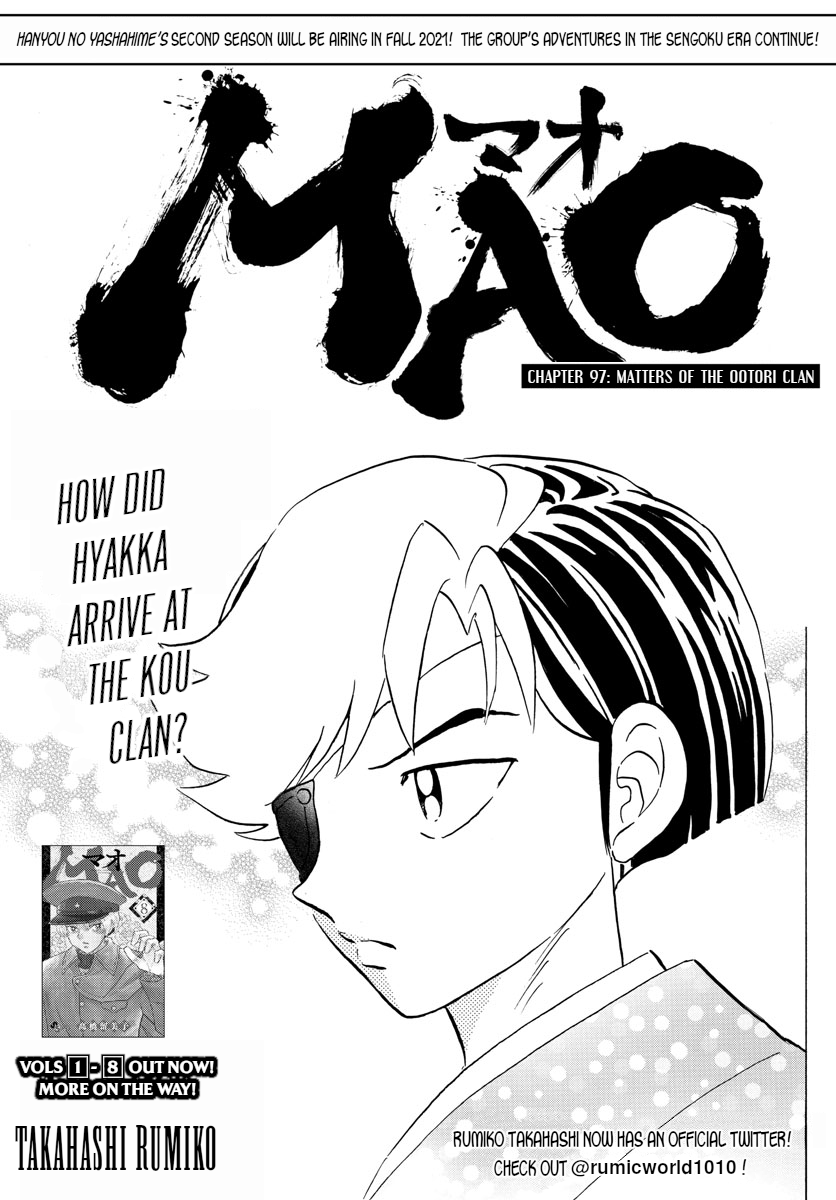 Mao Chapter 97 page 1 - Chapter 97: Matters of the Ootori Clan