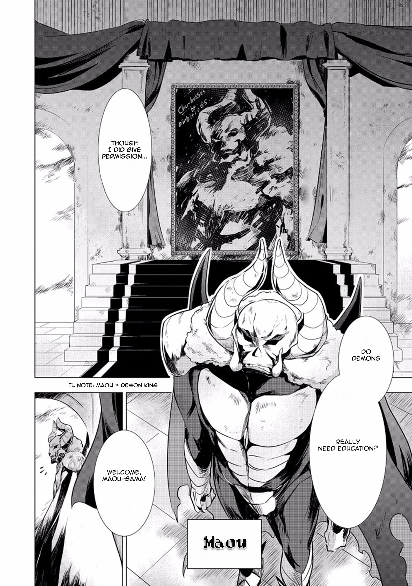 Maohritsu Chu-boss Yousei Academia Chapter 1 page 4 - Chapter 1