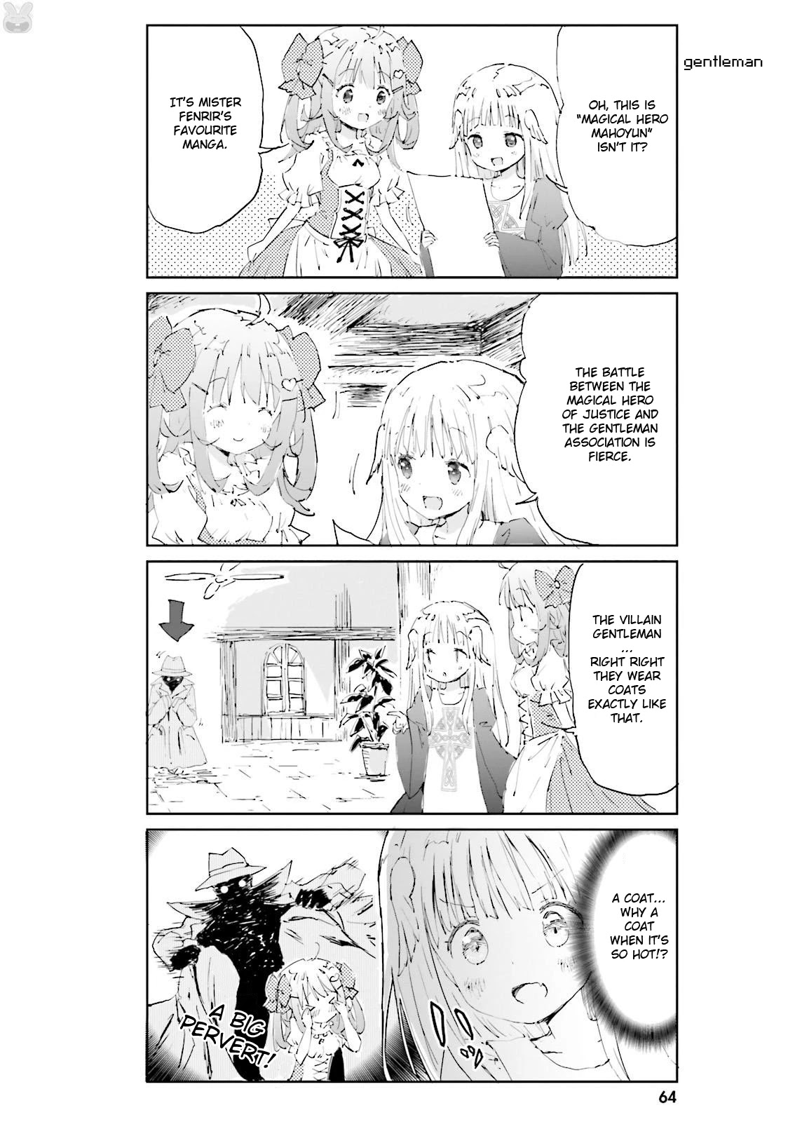 Maou ga Yadoya wo yatte Inu. Chapter 5 page 4 - Chapter 5: Mister fenrir and thin books