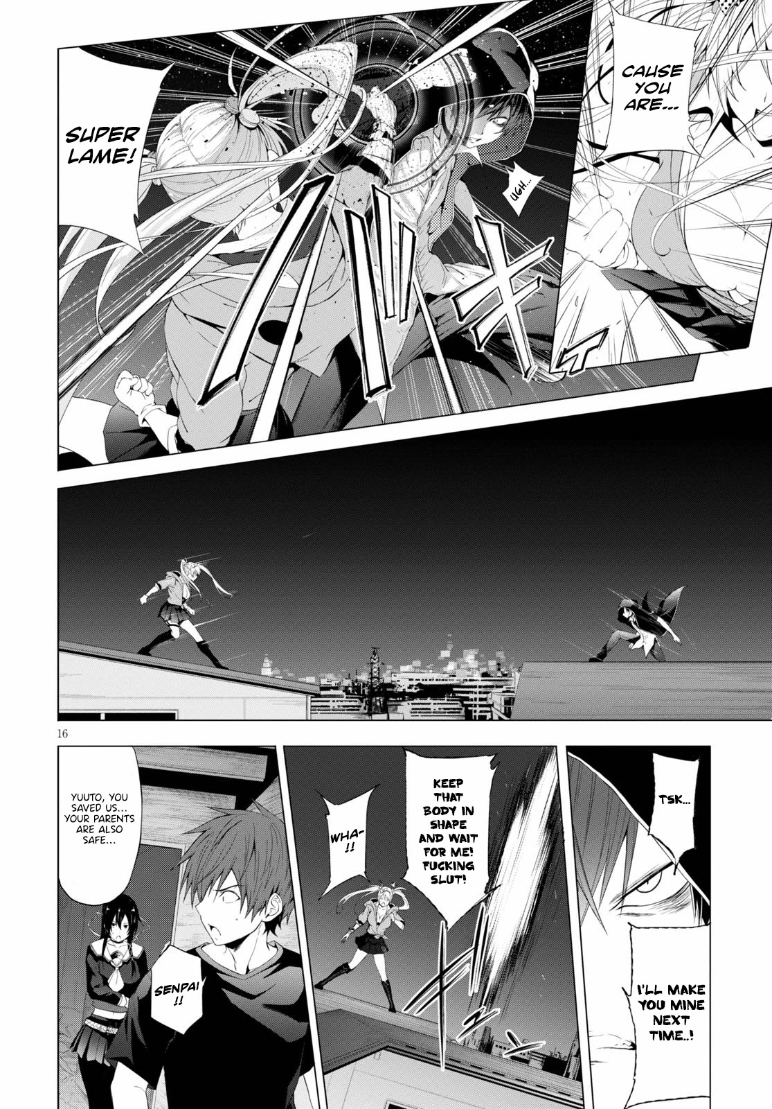 Maou Gakuen no Hangyakusha Chapter 11 page 16 - Chapter 11: Fucking Sl●t