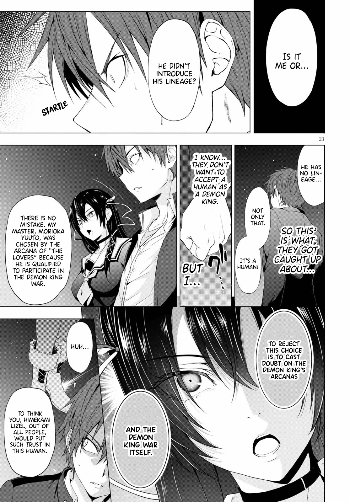 Maou Gakuen no Hangyakusha Chapter 11 page 23 - Chapter 11: Fucking Sl●t