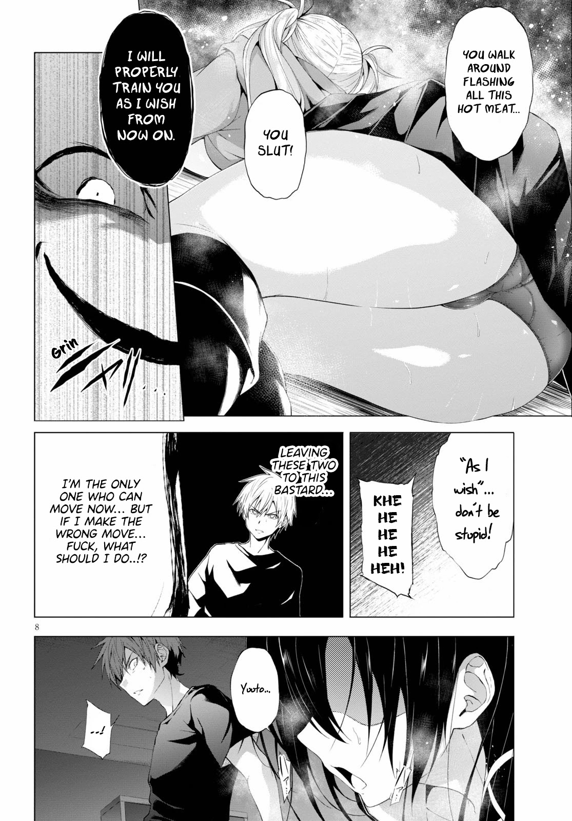 Maou Gakuen no Hangyakusha Chapter 11 page 8 - Chapter 11: Fucking Sl●t