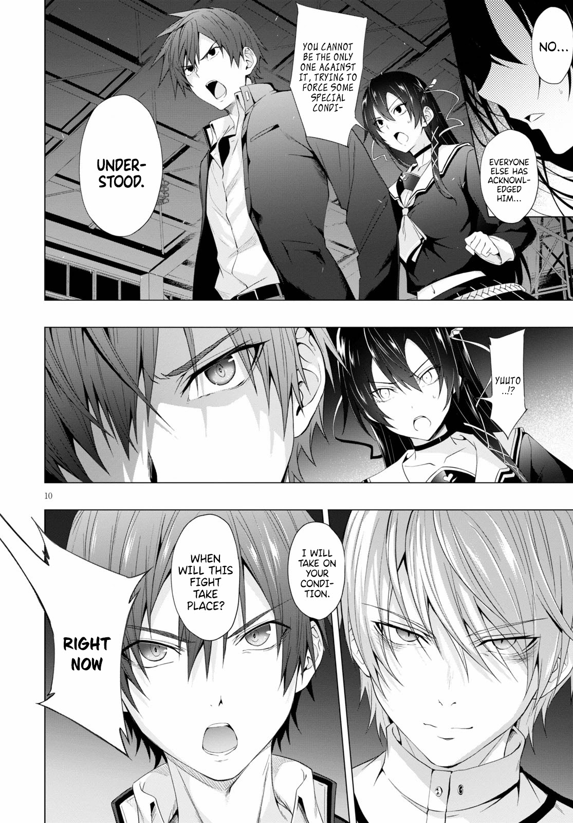 Maou Gakuen no Hangyakusha Chapter 12 page 11 - Chapter 12: If You Do It, I Will Kill You