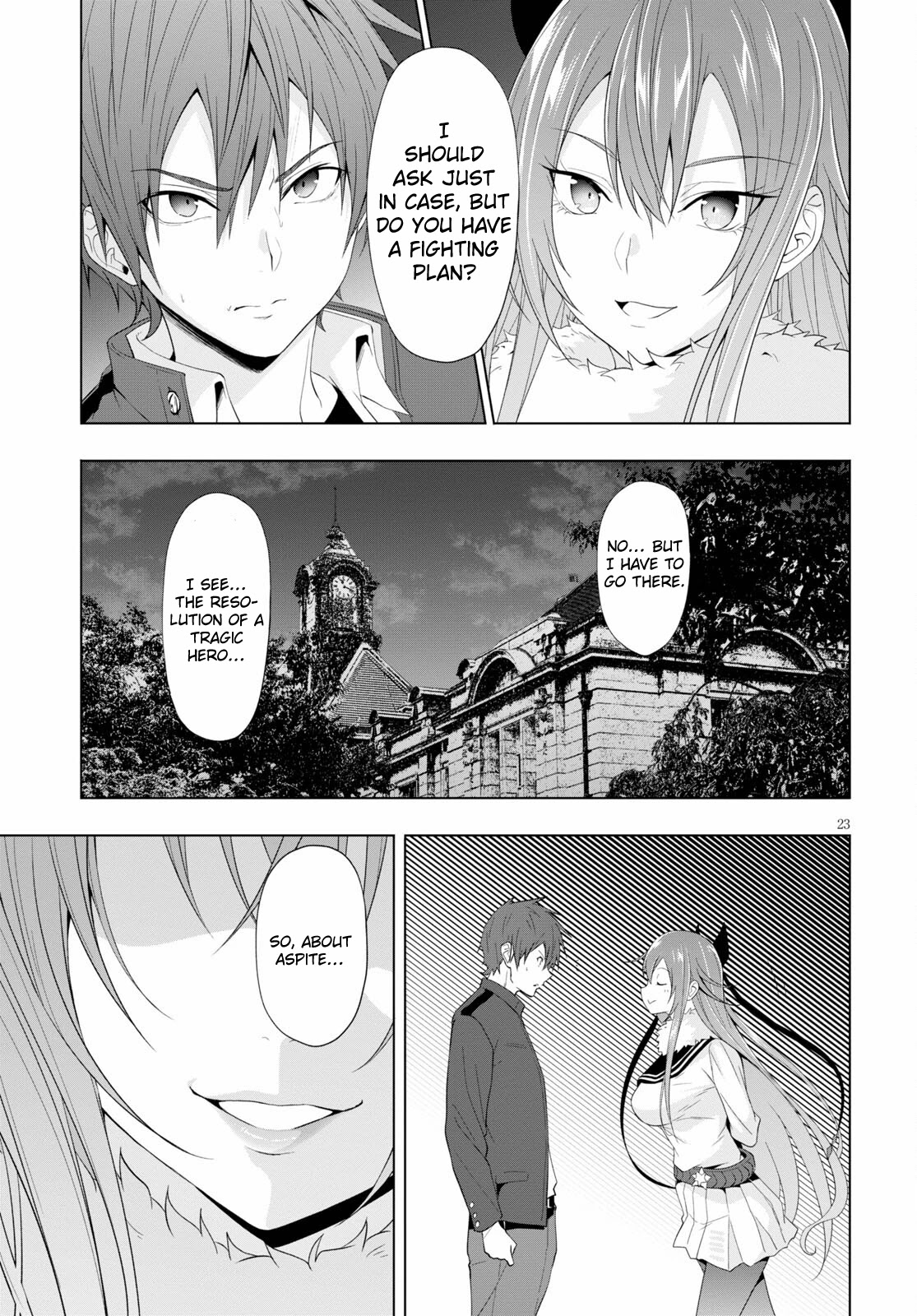 Maou Gakuen no Hangyakusha Chapter 18 page 22 - Chapter 18: The Man Who Is A Demon King And A God