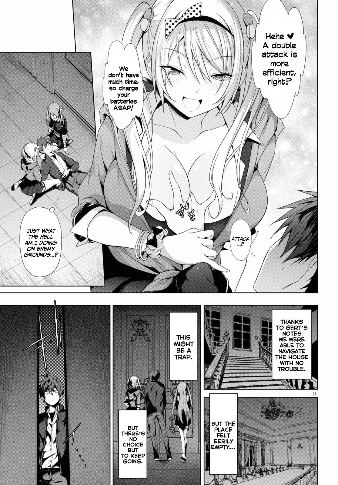 Maou Gakuen no Hangyakusha Chapter 19 page 12 - Chapter 19: Lap Pillow