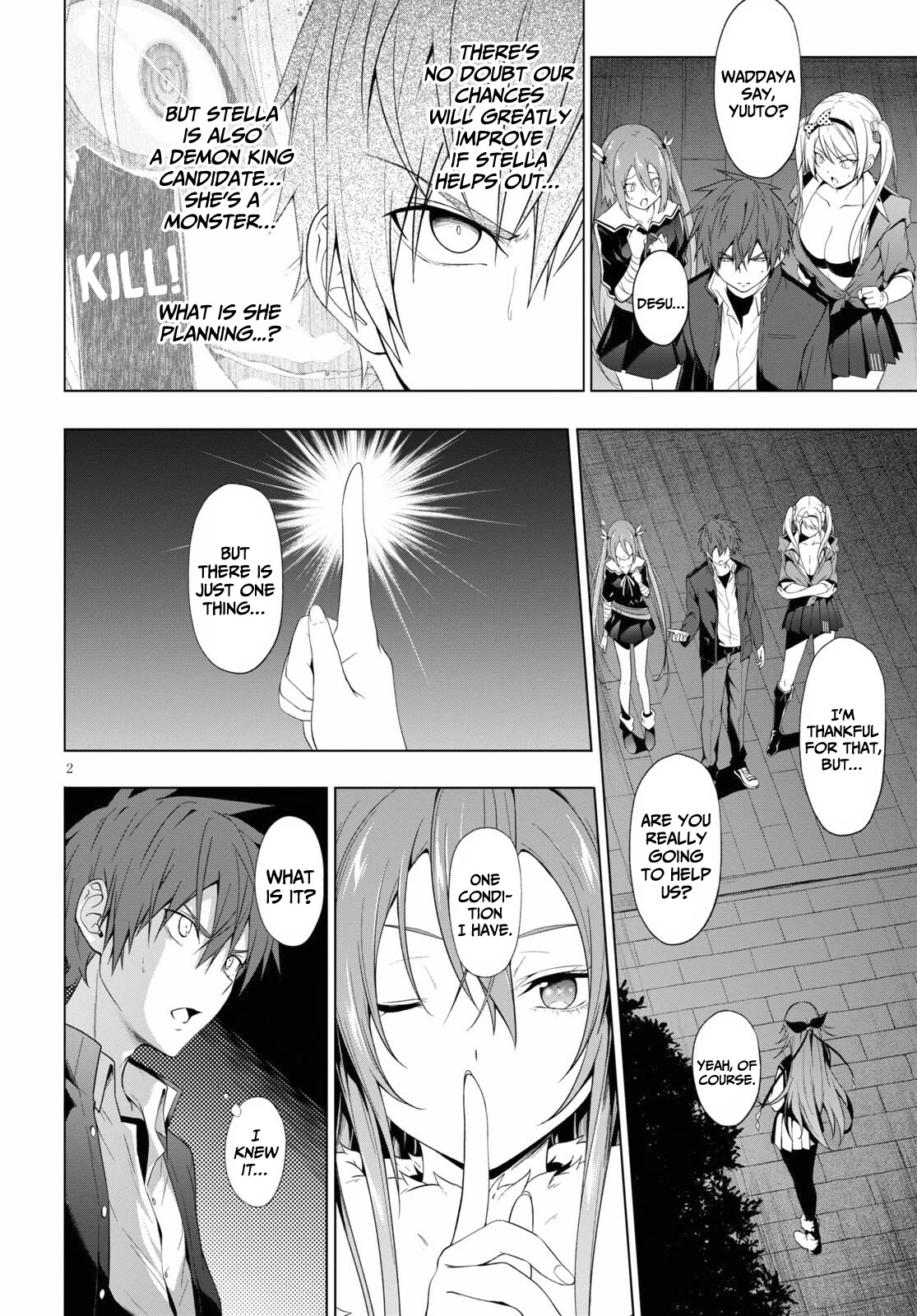 Maou Gakuen no Hangyakusha Chapter 19 page 3 - Chapter 19: Lap Pillow