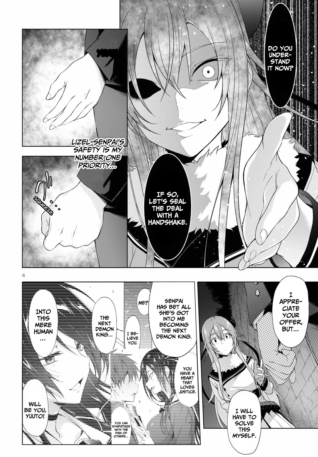 Maou Gakuen no Hangyakusha Chapter 19 page 7 - Chapter 19: Lap Pillow