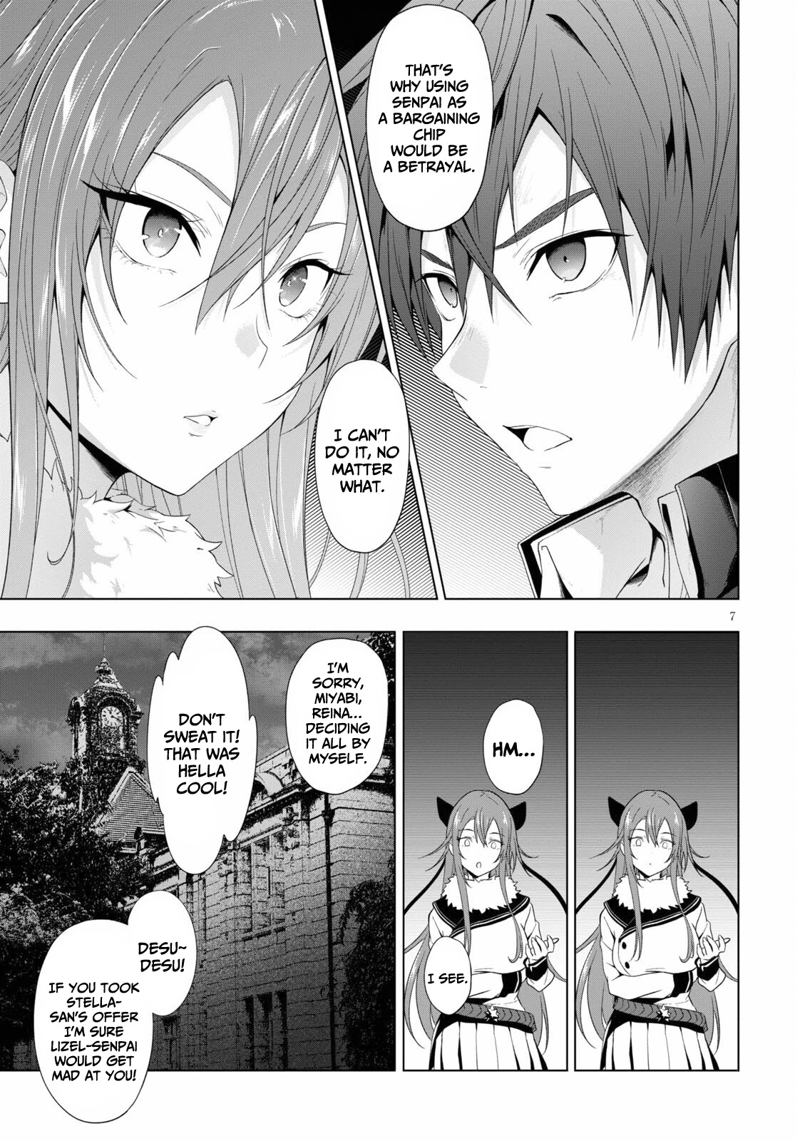 Maou Gakuen no Hangyakusha Chapter 19 page 8 - Chapter 19: Lap Pillow