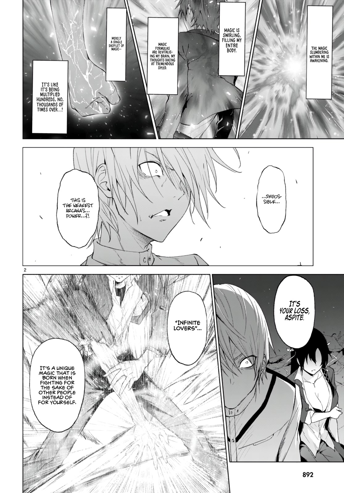 Maou Gakuen no Hangyakusha Chapter 23 page 3 - Chapter 23: The Desire to Protect