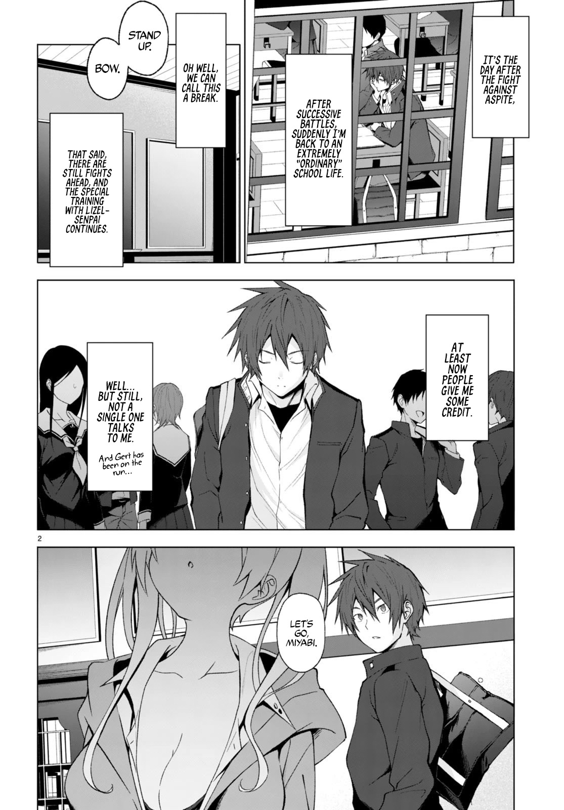 Maou Gakuen no Hangyakusha Chapter 26 page 3 - Chapter 26: Mana Supply