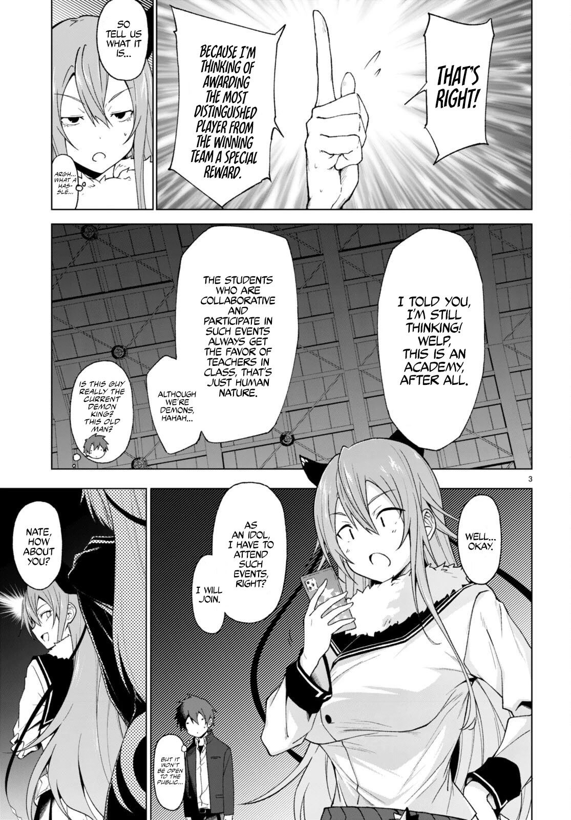 Maou Gakuen no Hangyakusha Chapter 27 page 4 - Chapter 27: Brainwashing
