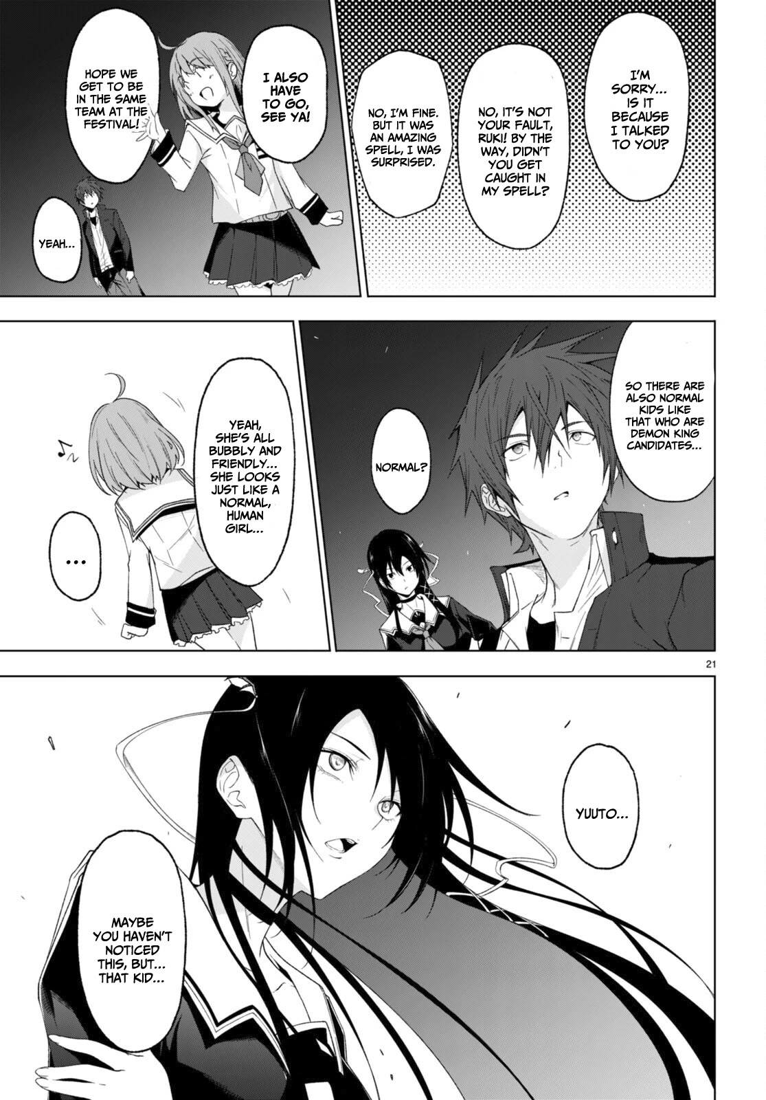 Maou Gakuen no Hangyakusha Chapter 28 page 21 - Chapter 28