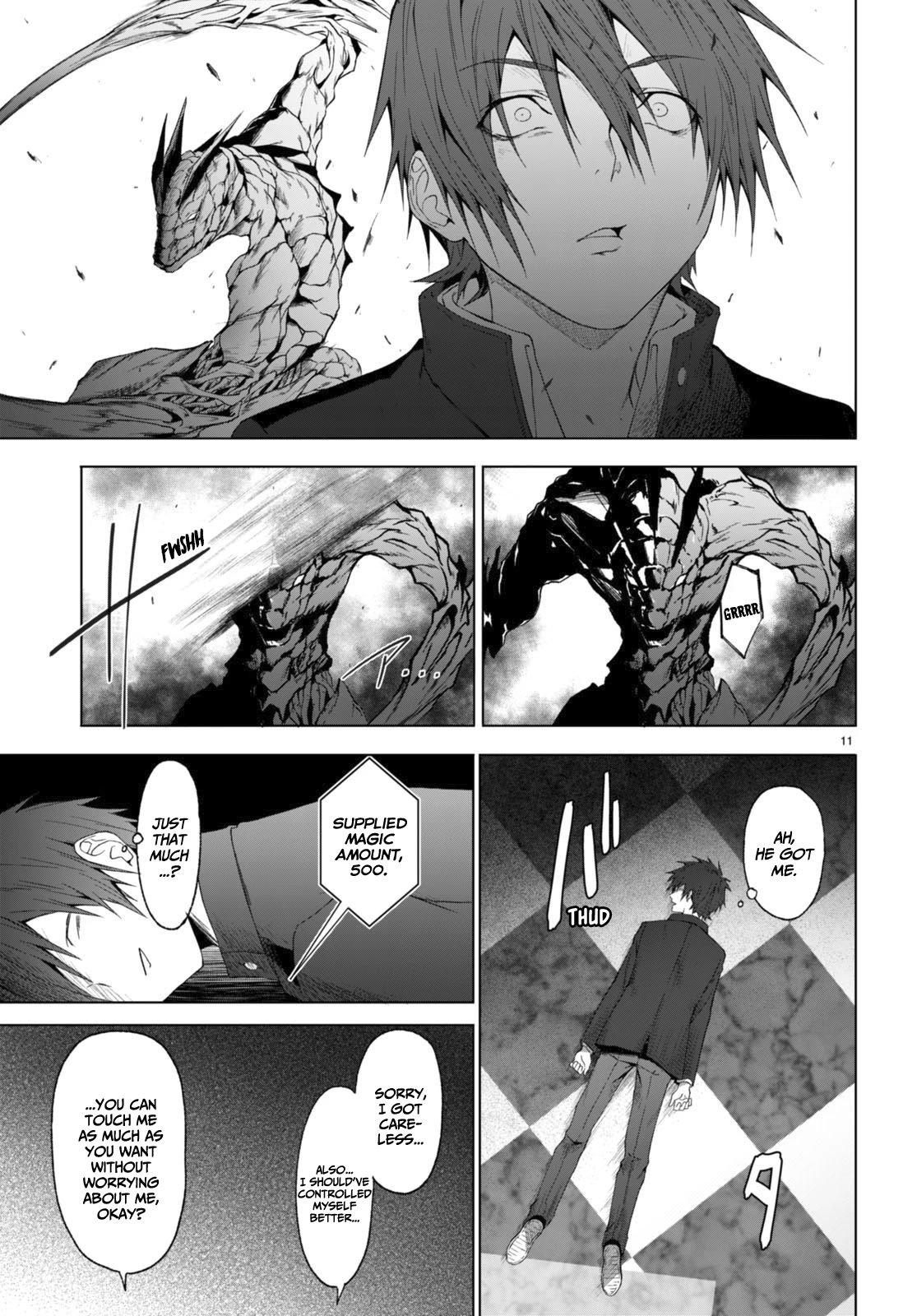 Maou Gakuen no Hangyakusha Chapter 29 page 12 - Chapter 29: If you're going to rub them, do it right