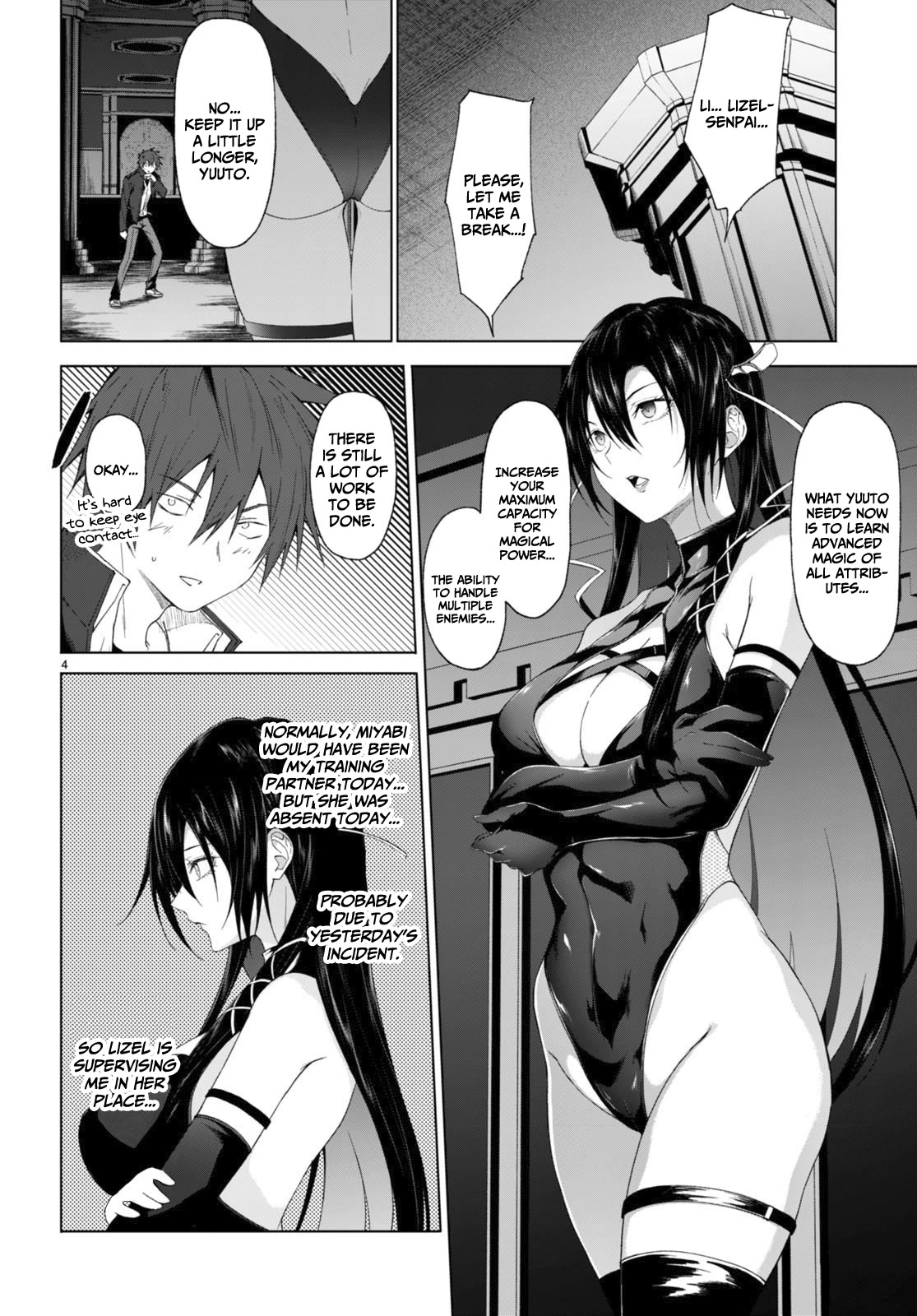Maou Gakuen no Hangyakusha Chapter 29 page 5 - Chapter 29: If you're going to rub them, do it right
