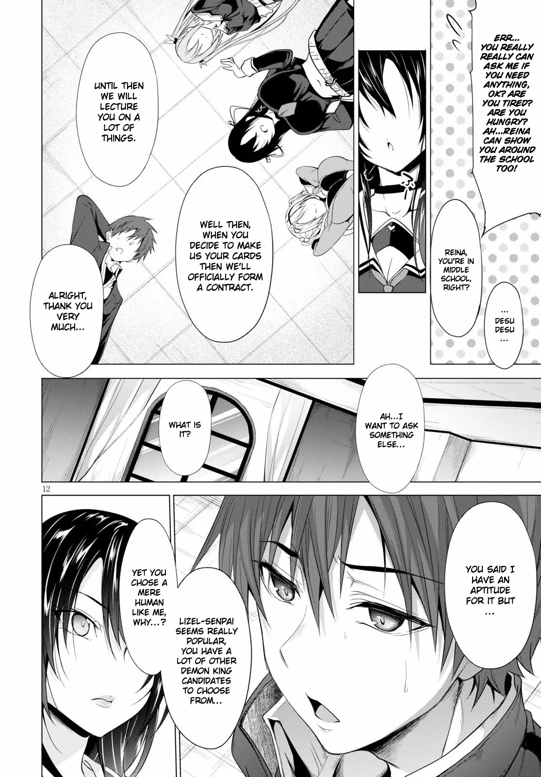 Maou Gakuen no Hangyakusha Chapter 3 page 13 - Chapter 3: A Demon King With The Power Of Love