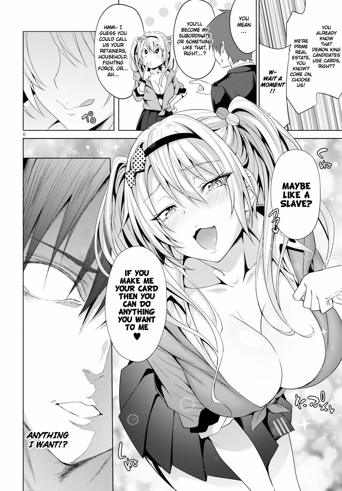 Maou Gakuen no Hangyakusha Chapter 3 page 7 - Chapter 3: A Demon King With The Power Of Love
