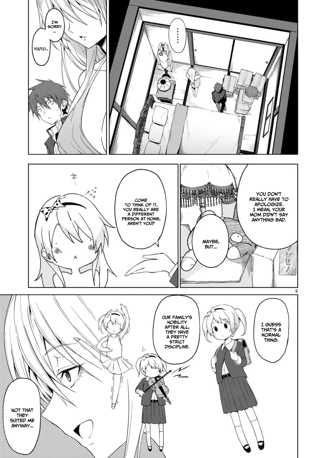 Maou Gakuen no Hangyakusha Chapter 30 page 10 - Chapter 30: The gorgeous Yuugaoze Family