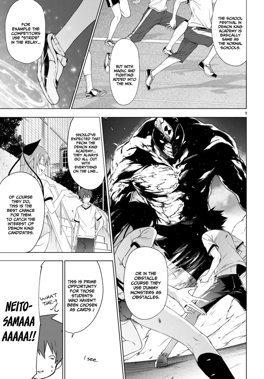 Maou Gakuen no Hangyakusha Chapter 33 page 10 - Chapter 33: A devastating sports festival