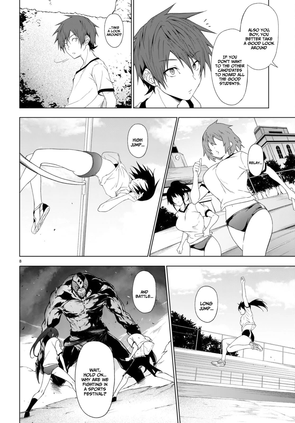 Maou Gakuen no Hangyakusha Chapter 33 page 9 - Chapter 33: A devastating sports festival