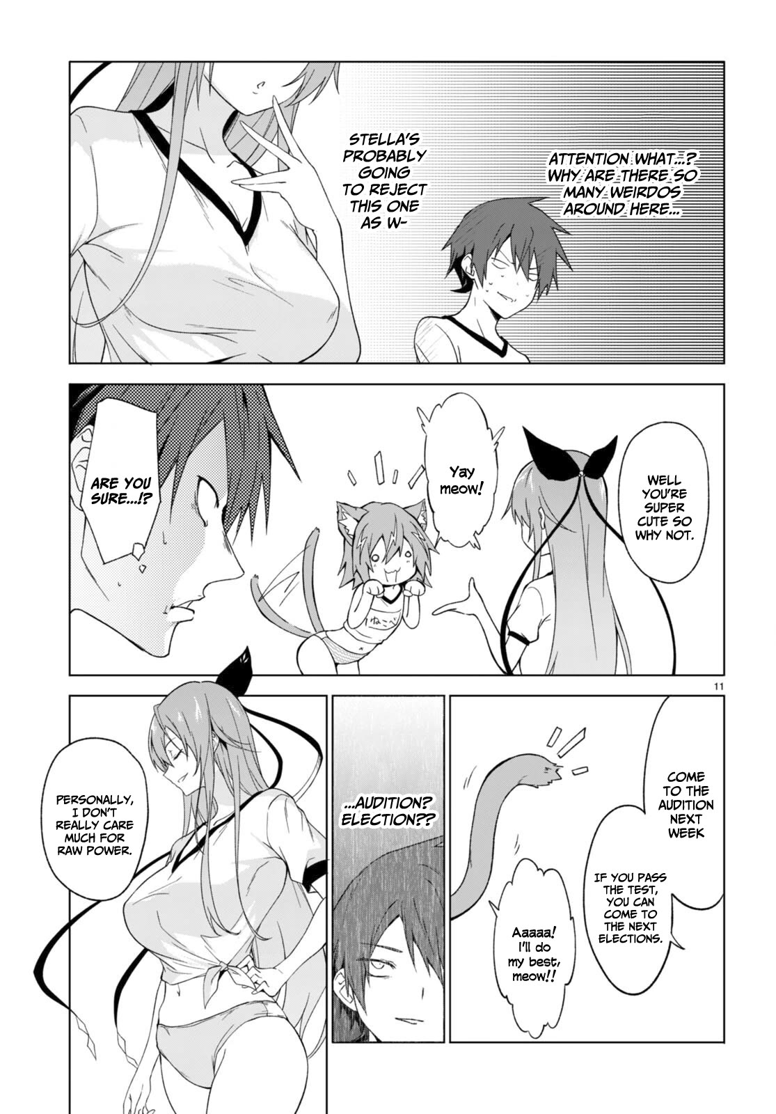 Maou Gakuen no Hangyakusha Chapter 34 page 11 - Chapter 34: Greeted