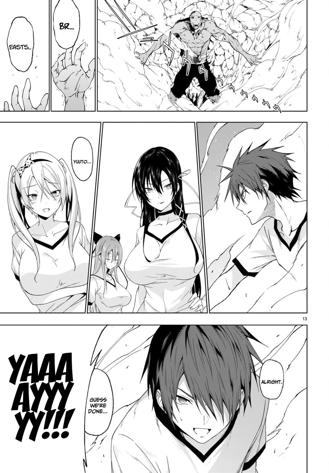 Maou Gakuen no Hangyakusha Chapter 36 page 12 - Chapter 36: Breast-War