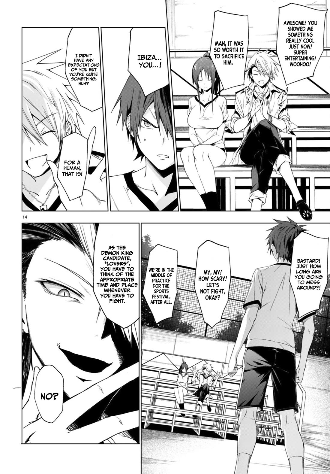 Maou Gakuen no Hangyakusha Chapter 36 page 13 - Chapter 36: Breast-War