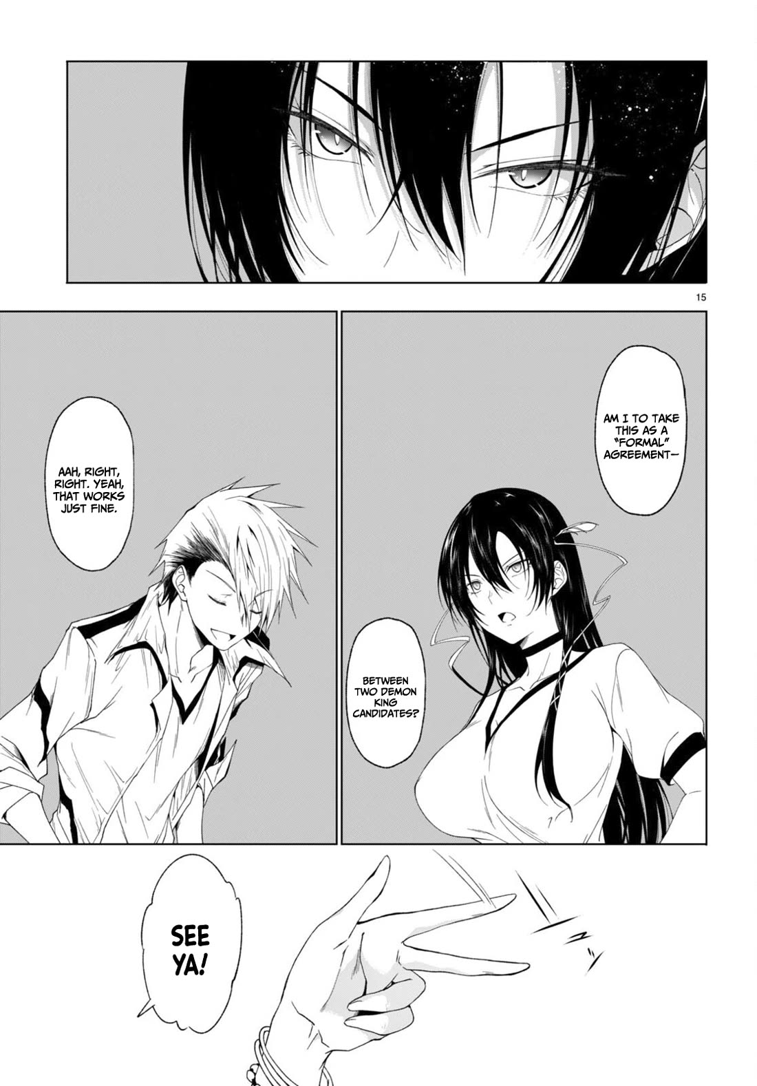Maou Gakuen no Hangyakusha Chapter 36 page 14 - Chapter 36: Breast-War