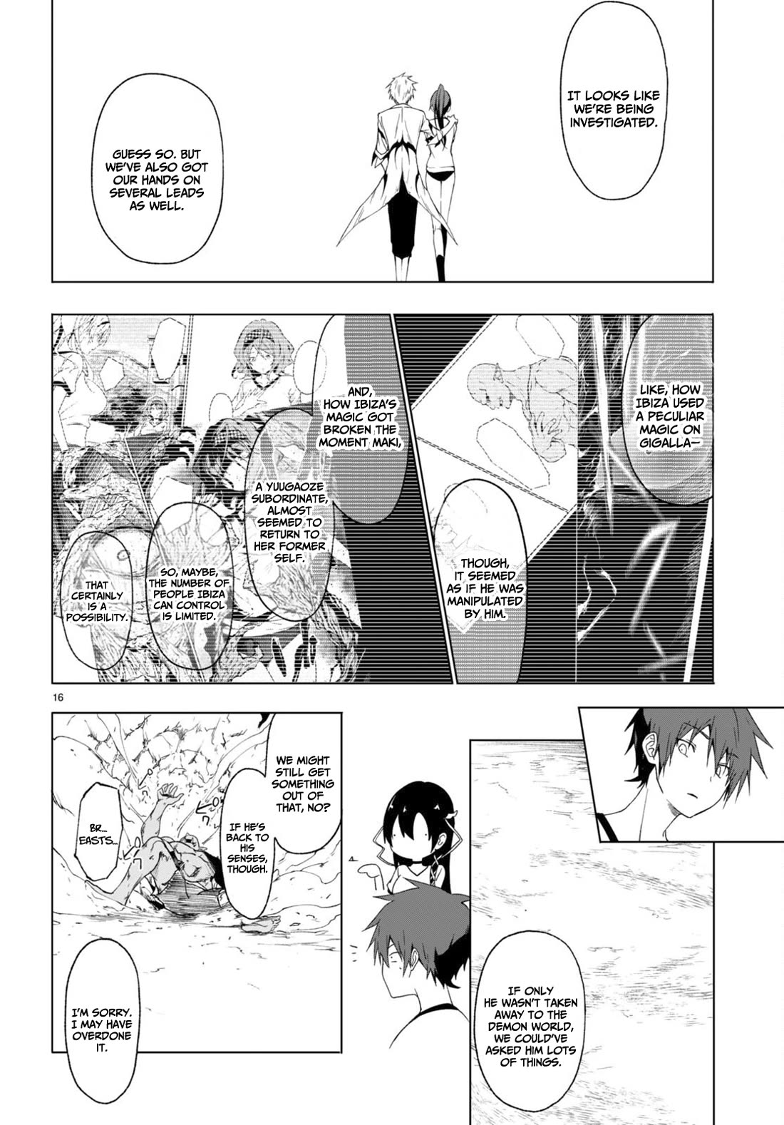 Maou Gakuen no Hangyakusha Chapter 36 page 15 - Chapter 36: Breast-War
