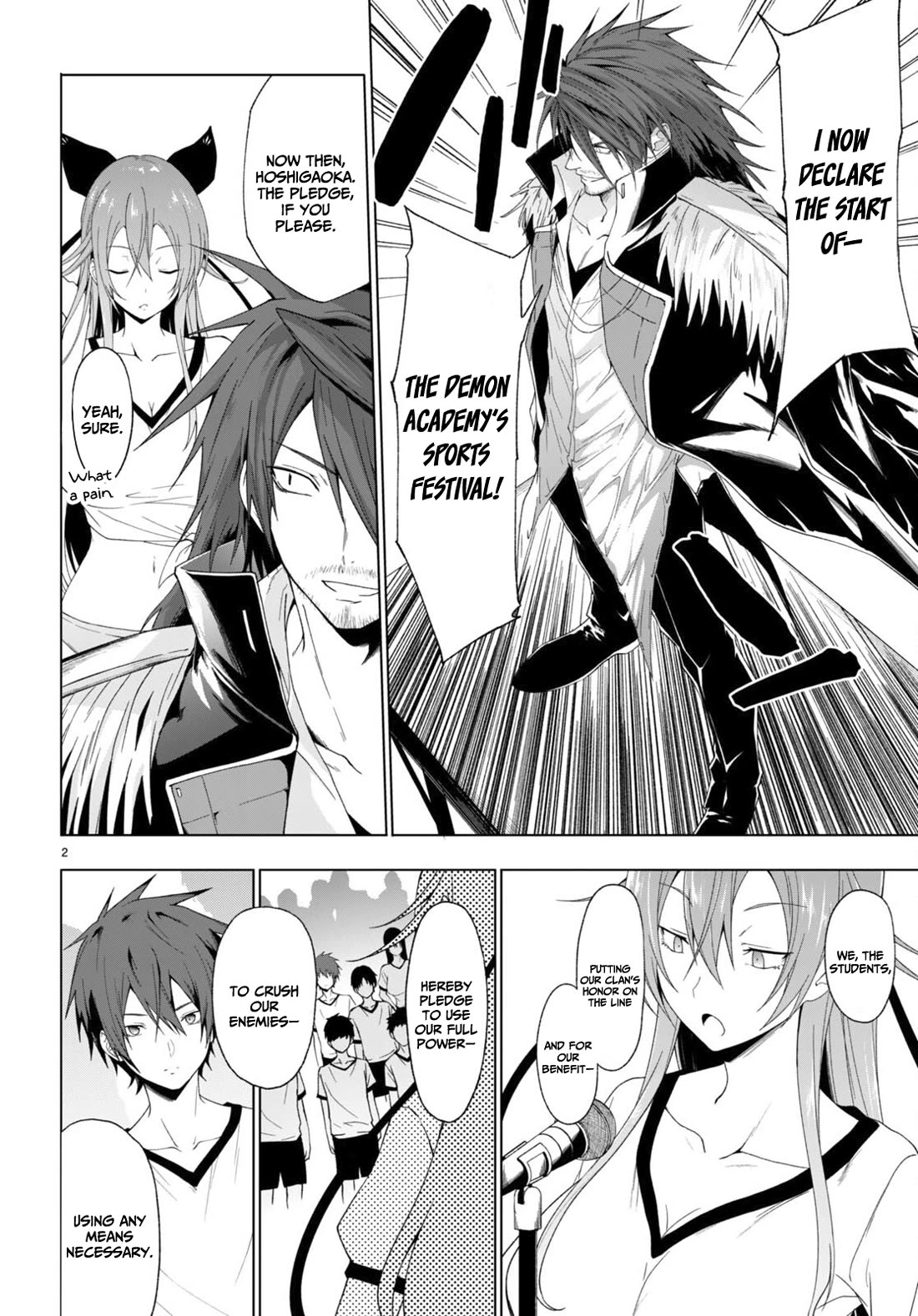 Maou Gakuen no Hangyakusha Chapter 37 page 3 - Chapter 37: Let's grasp the rules