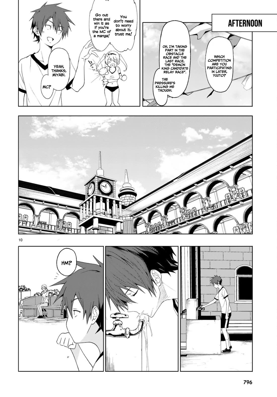 Maou Gakuen no Hangyakusha Chapter 38 page 11 - Chapter 38: The Sports Festival at noon is super lively!