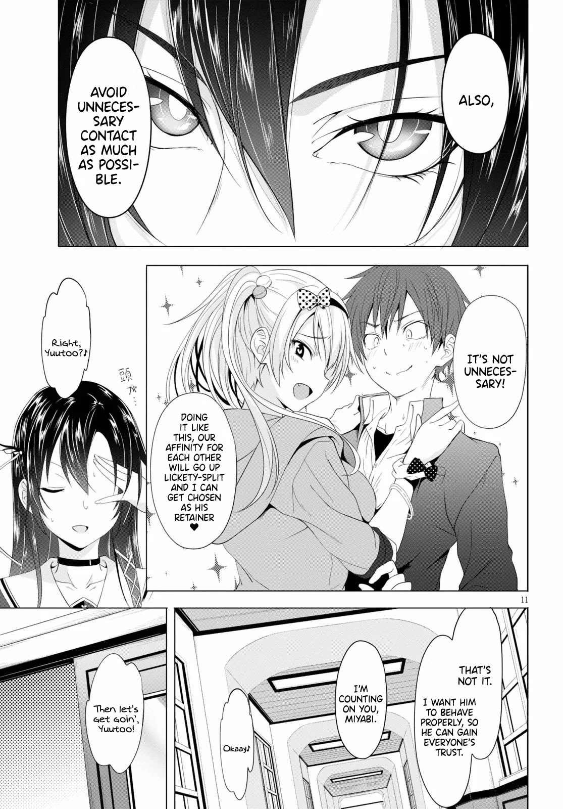 Maou Gakuen no Hangyakusha Chapter 4 page 12 - Chapter 4: A Demon King Candidate Nonetheless