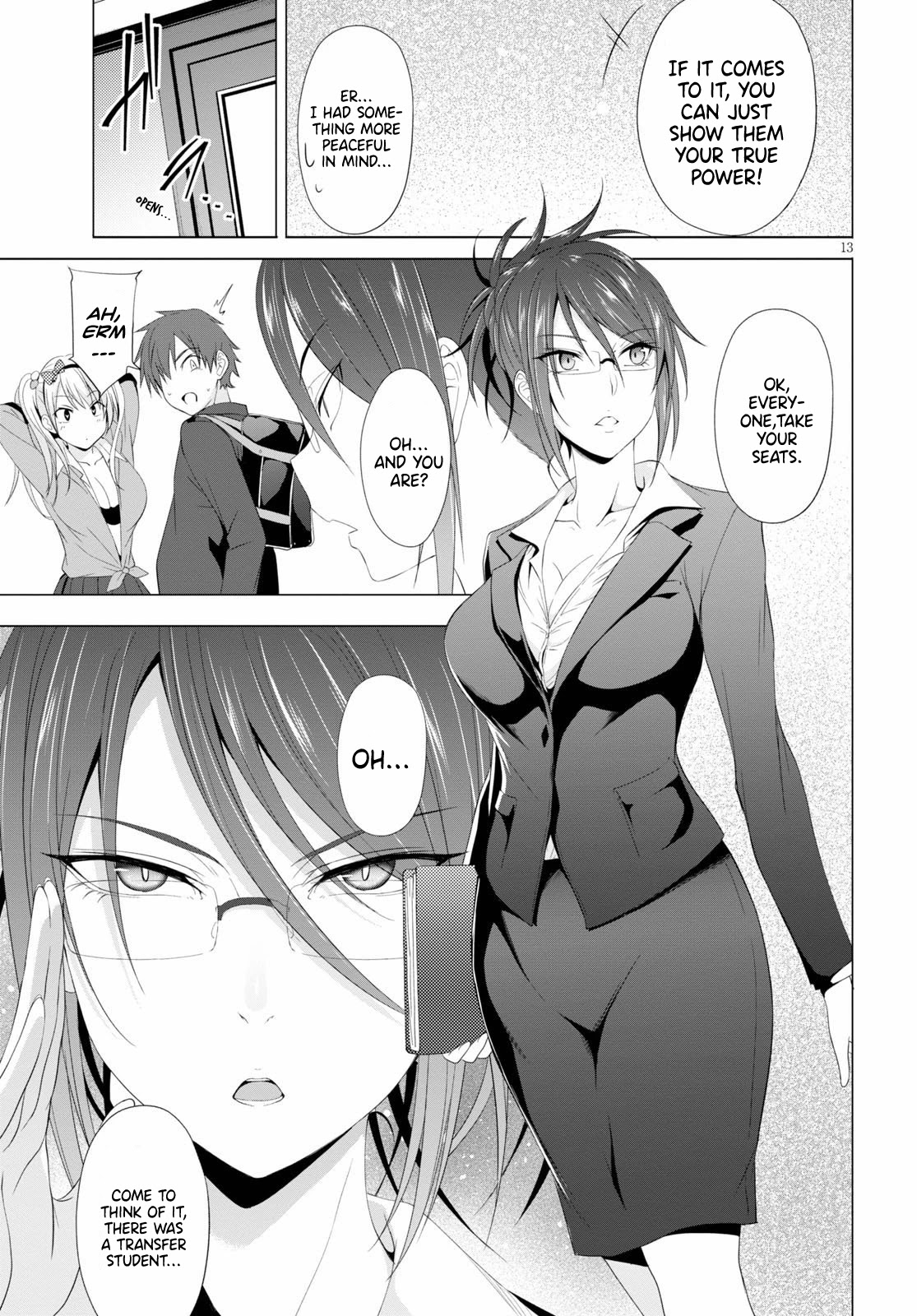 Maou Gakuen no Hangyakusha Chapter 4 page 14 - Chapter 4: A Demon King Candidate Nonetheless