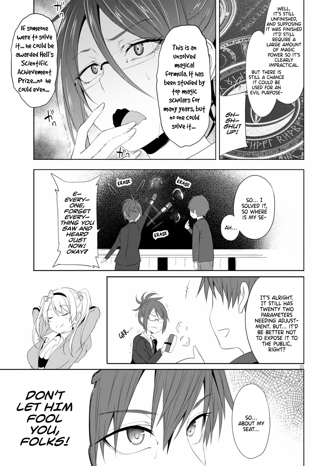 Maou Gakuen no Hangyakusha Chapter 4 page 22 - Chapter 4: A Demon King Candidate Nonetheless