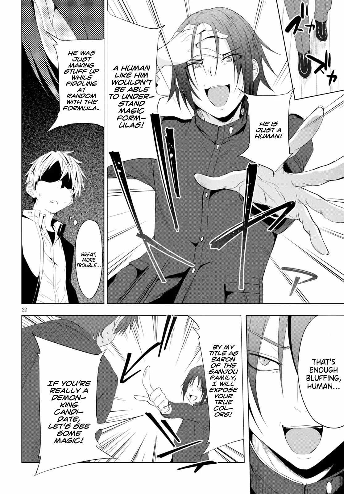 Maou Gakuen no Hangyakusha Chapter 4 page 23 - Chapter 4: A Demon King Candidate Nonetheless