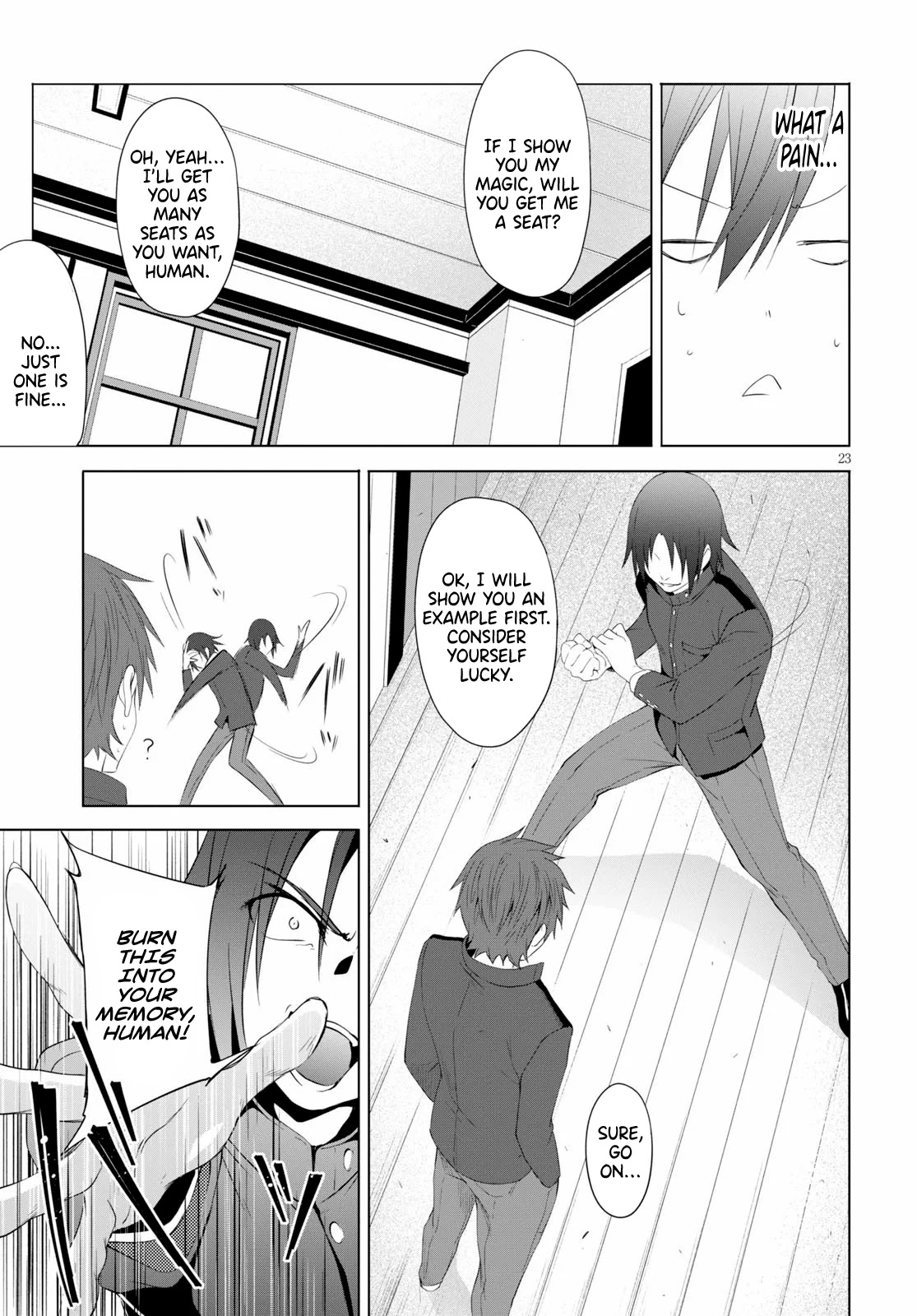 Maou Gakuen no Hangyakusha Chapter 4 page 24 - Chapter 4: A Demon King Candidate Nonetheless