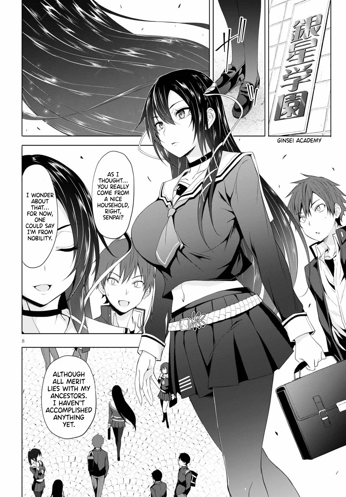 Maou Gakuen no Hangyakusha Chapter 4 page 9 - Chapter 4: A Demon King Candidate Nonetheless