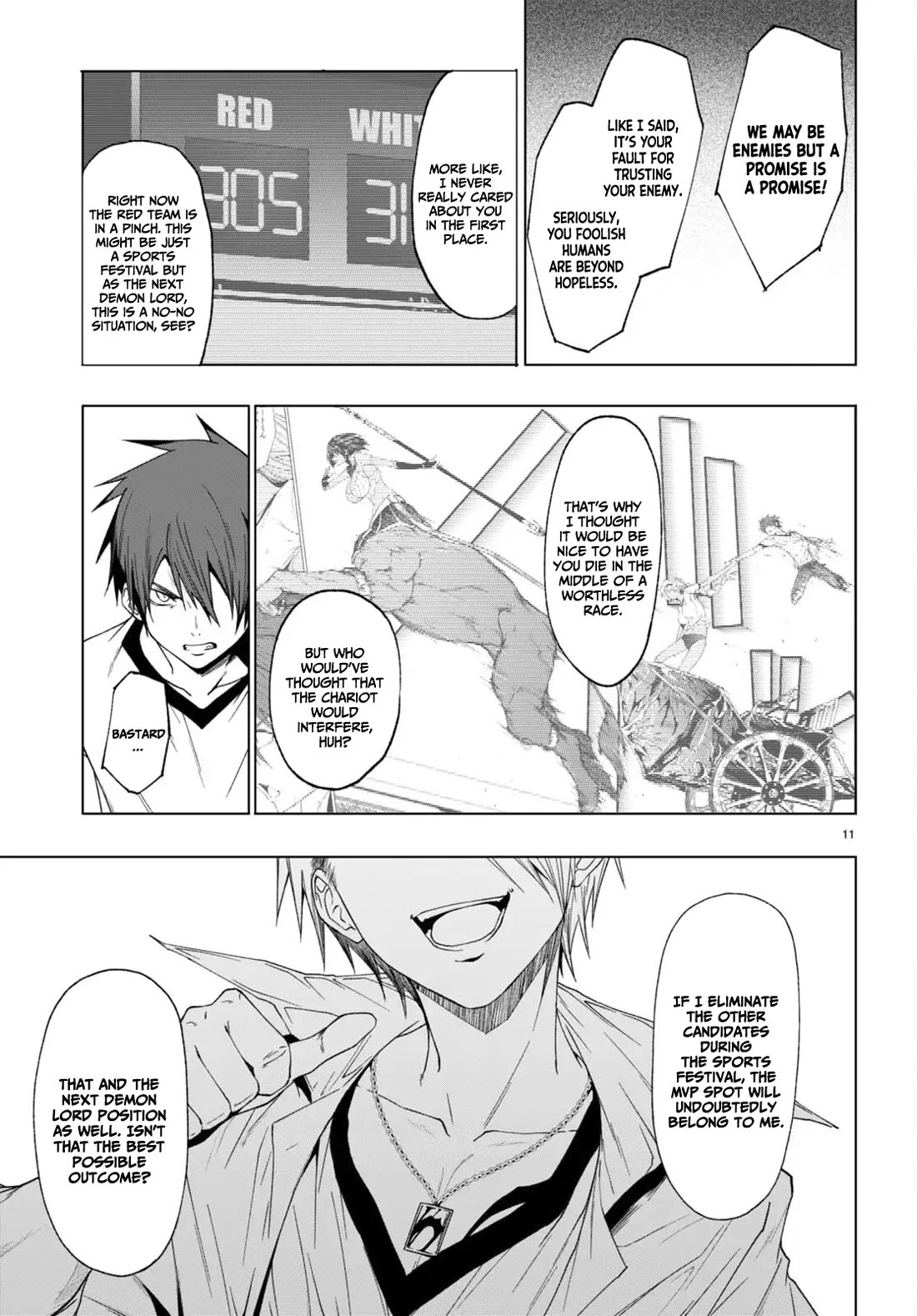 Maou Gakuen no Hangyakusha Chapter 41 page 12 - Chapter 41: Fall to Hell